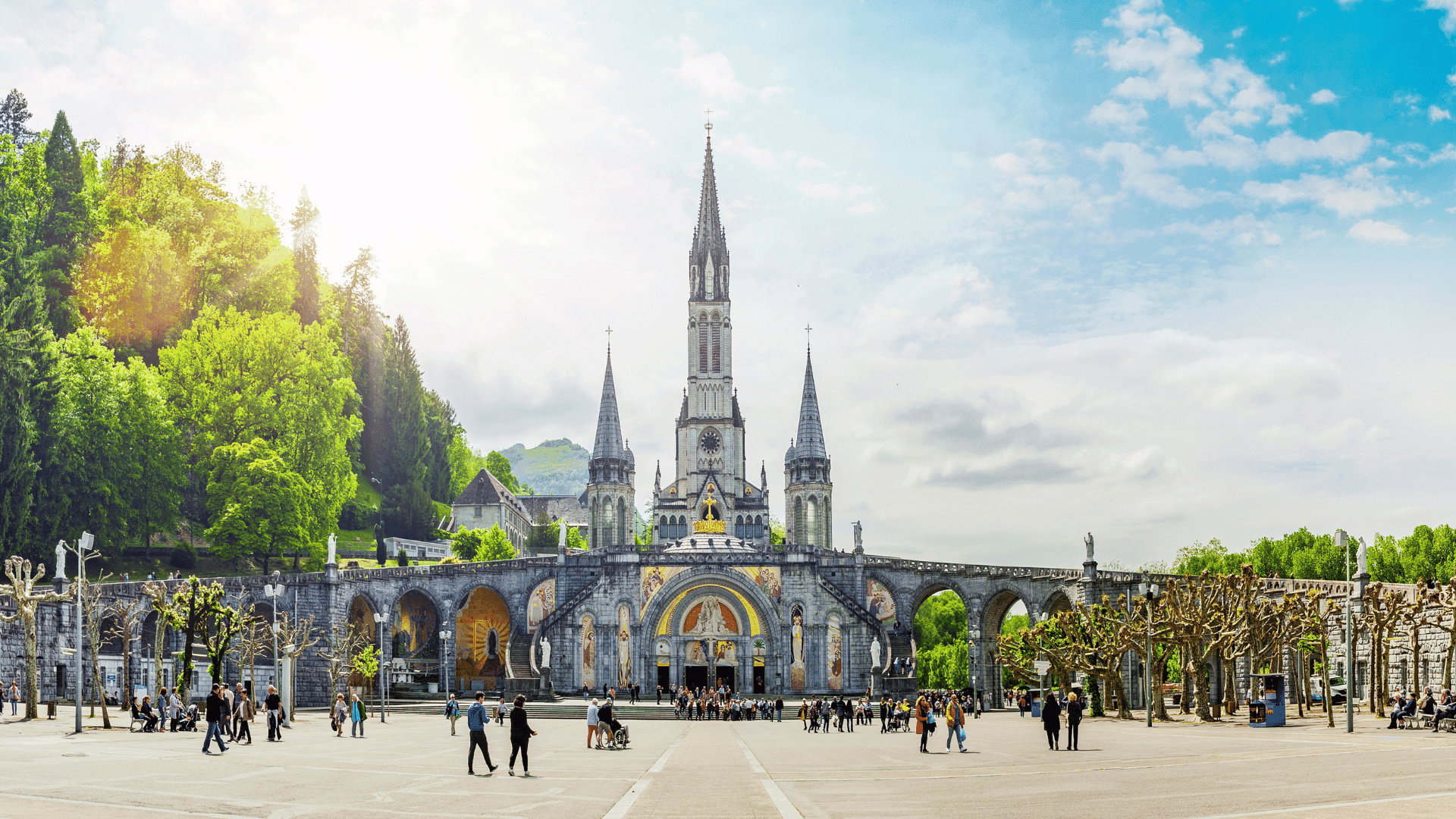 Pellegrinaggio per Lourdes, Francia