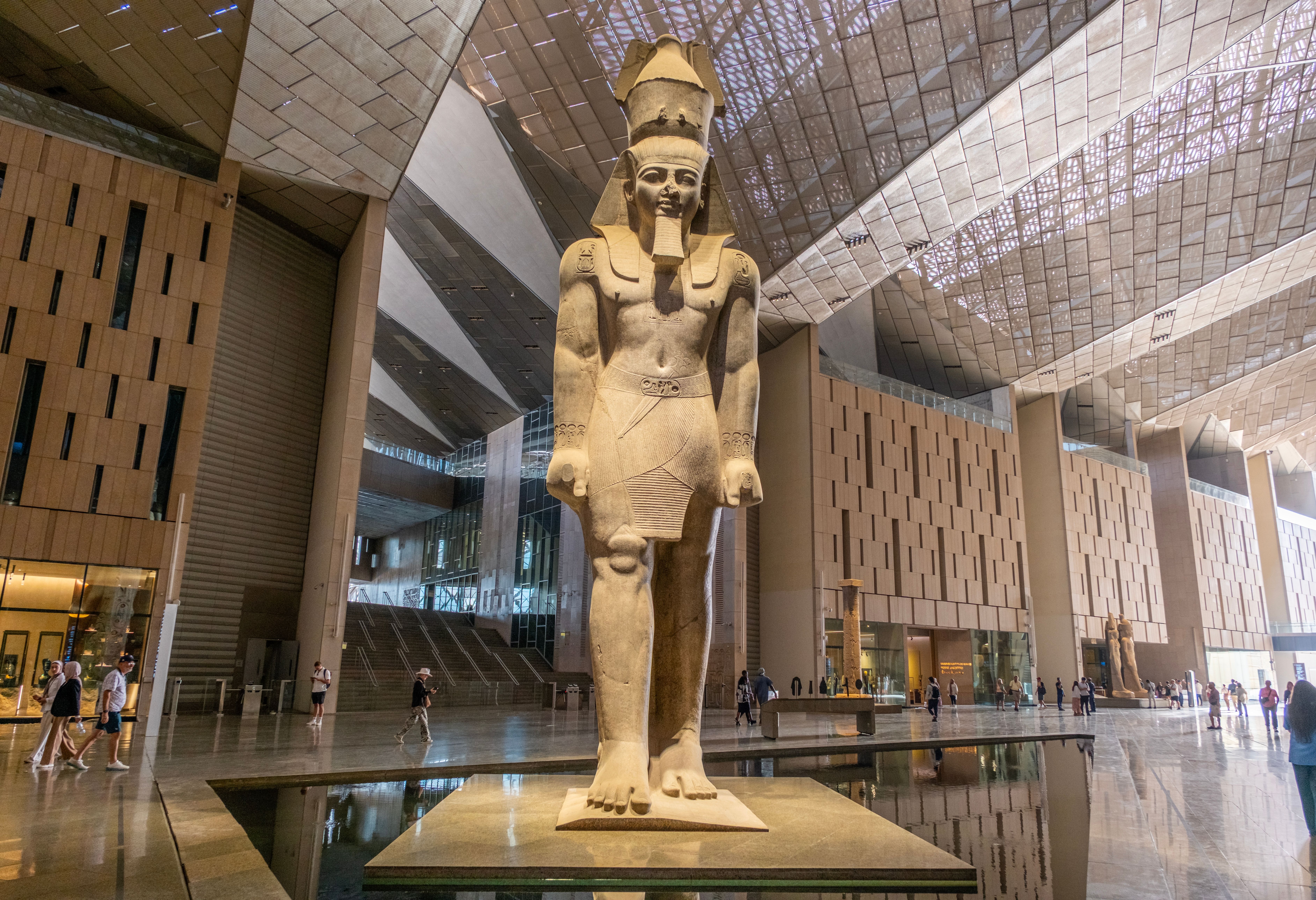 i Tesori di Tutankham al Grande Museo Egizio nuovo in Cairo