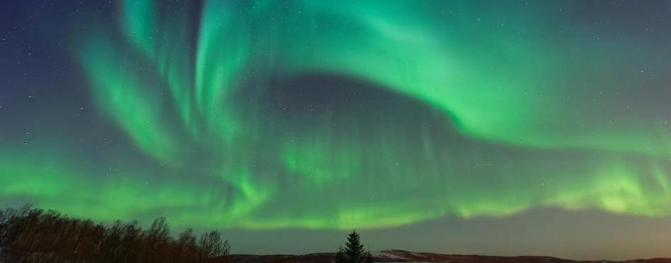 Babbo Natale e Aurora Boreale a Rovaniemi